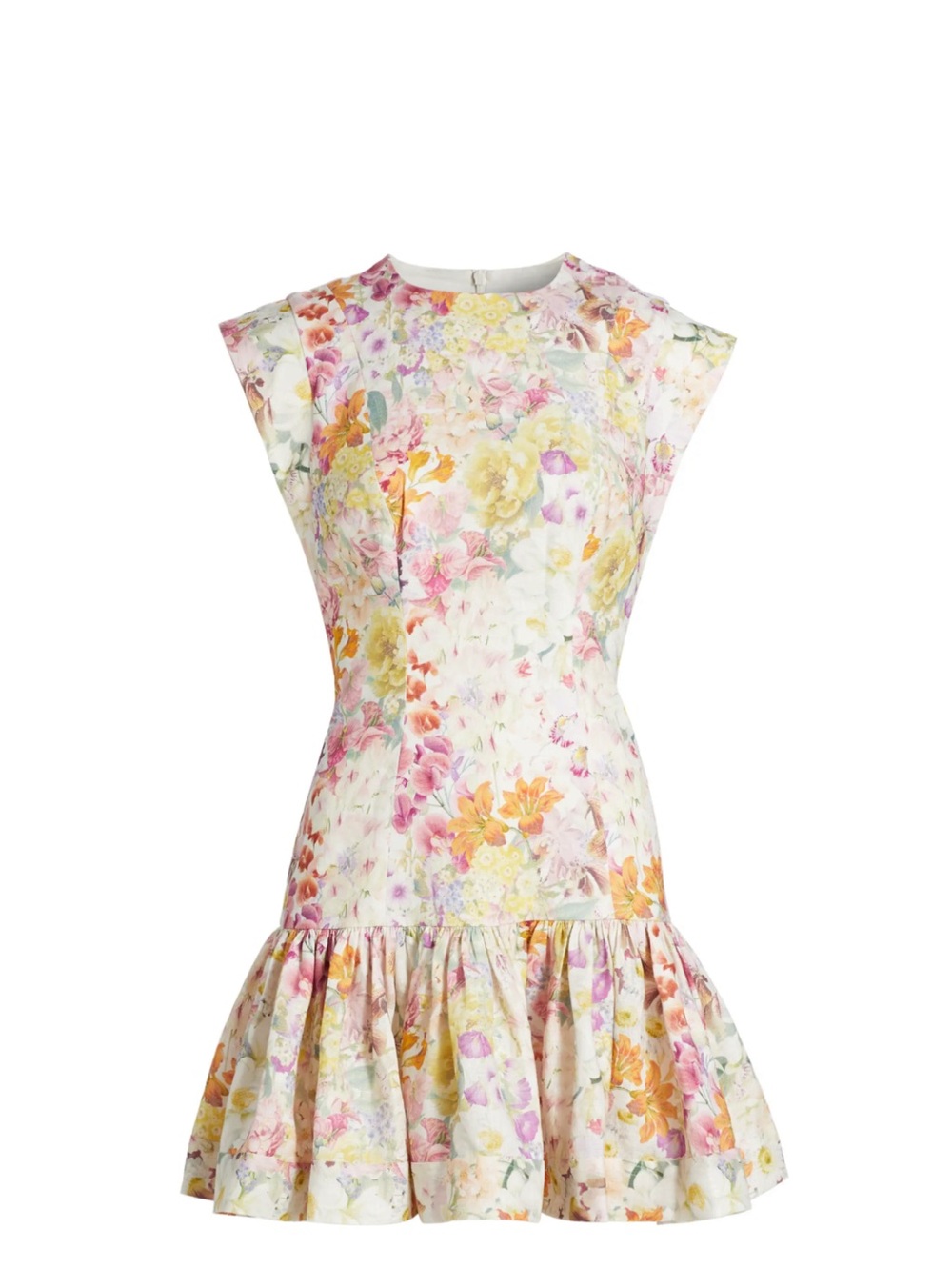 Zimmermann Harmony Flounce Floral Mini Dress